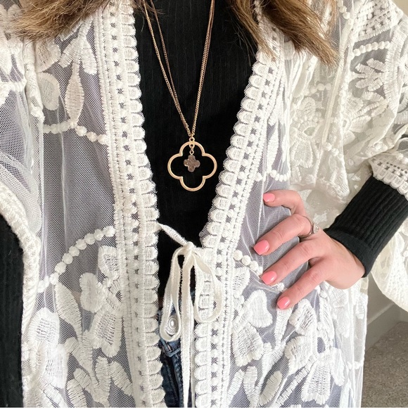 UMGEE | Long Lace Cover Up - Picture 9 of 15